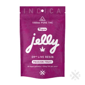 Jelly 1000mg D9 Live Resin Passion Fruit THC Gummies Jelly 1000mg D9 Live Resin Passion Fruit THC Gummies