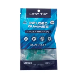 Lost THC Gummies – Blue Razz Lost THC Gummies – Blue Razz