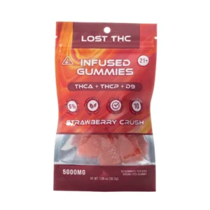 Lost THC Gummies – Strawberry Crush Lost THC Gummies – Strawberry Crush
