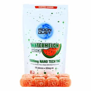 MOONDUST WATERMELON THC Gummies Moon Dust Watermelon Indica Nano Tech THC Gummies