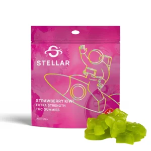 STELLAR Strawberry Kiwi THC Gummies STELLAR Strawberry Kiwi THC Gummies